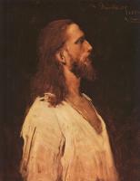 Munkacsy, Mihaly - Study for Christ before Pilate